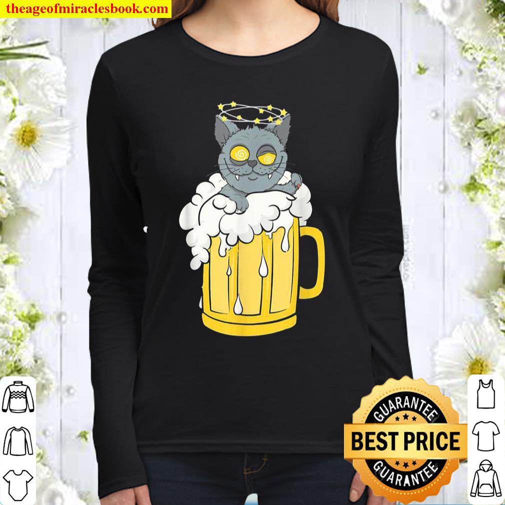 Tu Cat Beer Drinking Party Costume Dog Women Long Sleeved