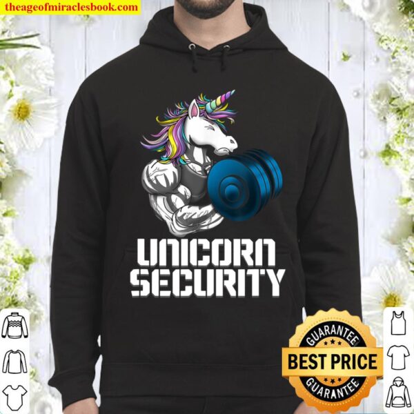 Unicorn Girl Security Love Awesome Hoodie