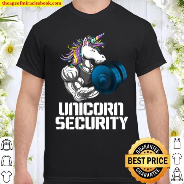Unicorn Girl Security Love Awesome Shirt