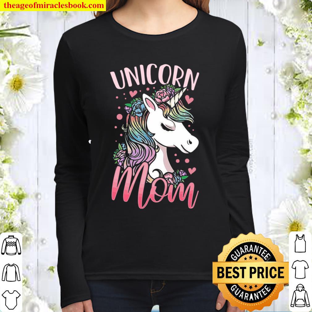 Unicorn Mom Women Long Sleeved