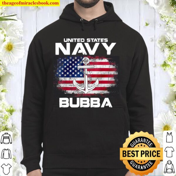 United States Flag American Navy Bubba Veteran Day Hoodie