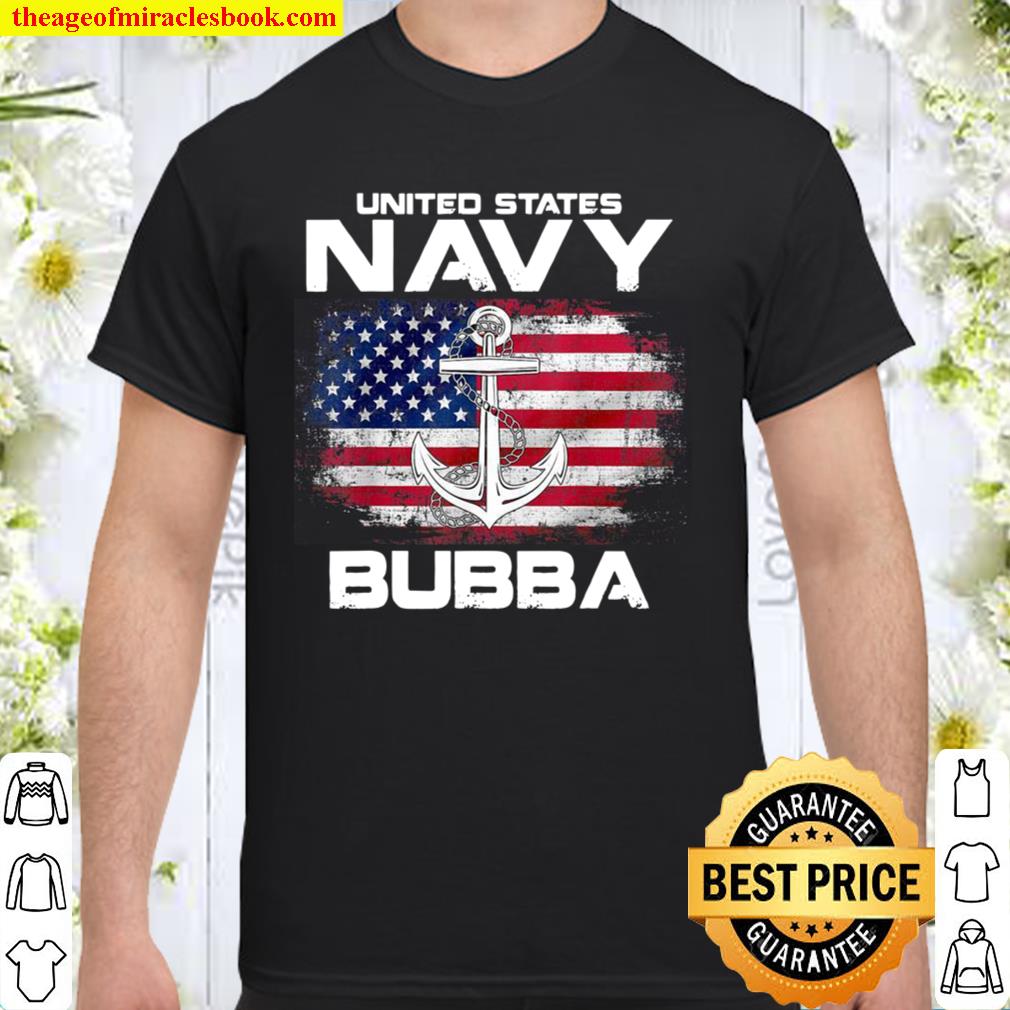 United States Flag American Navy Bubba Veteran Day Shirt