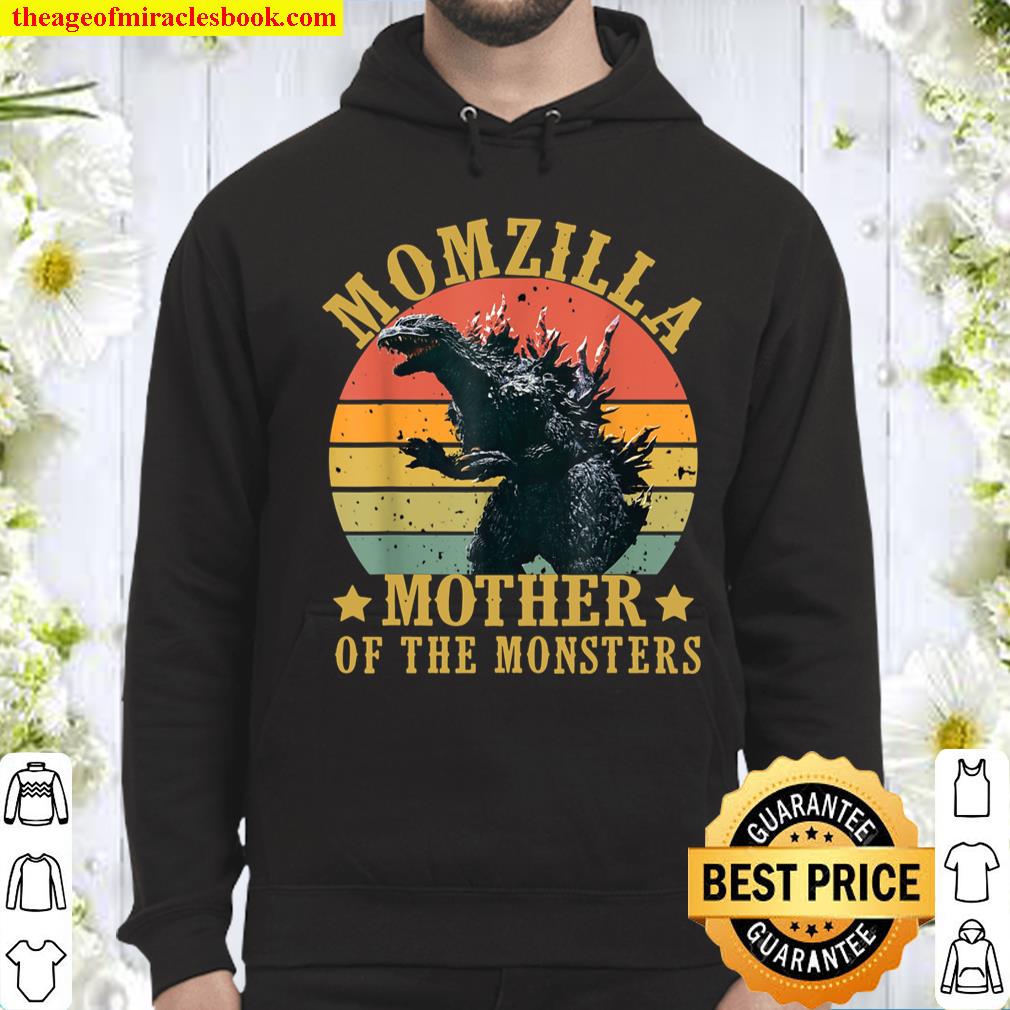 Vintage Momzilla Mother Of The Monsters Mother’s Day Hoodie