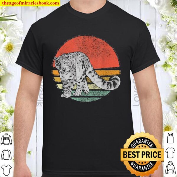 Vintage Snow Leopard Retro Snow Leopards Shirt