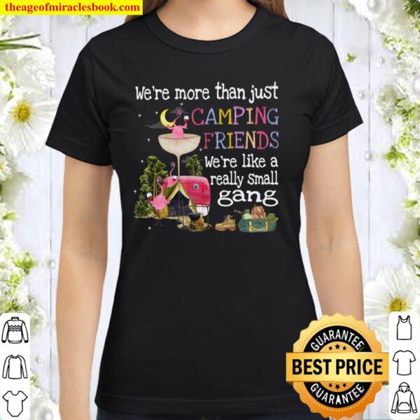 We’re More Than Just Camping Friends We’re Like A Really Small Gang Classic Women T-Shirt