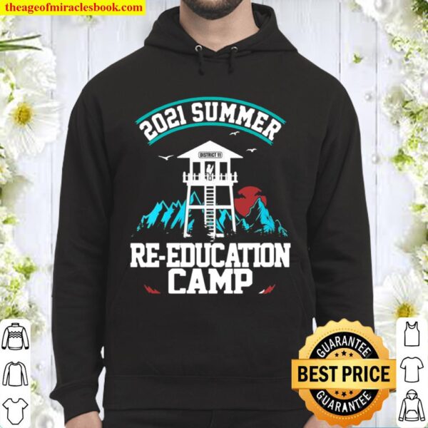 Womens 2021 Summer ReEducation Camp District Scurity Hoodie