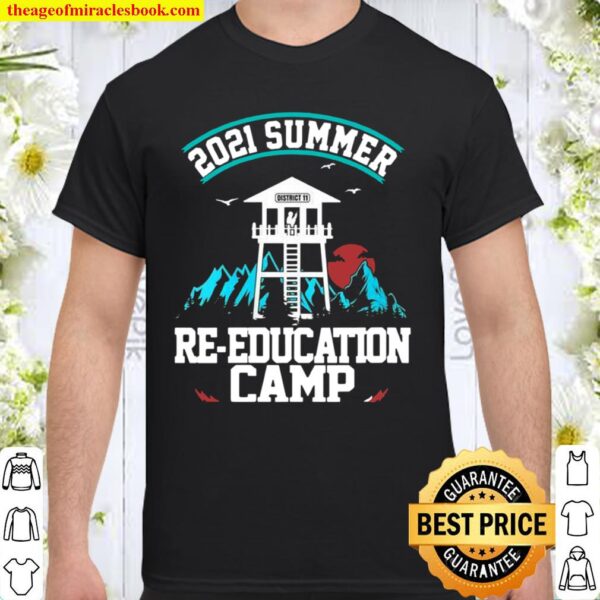 Womens 2021 Summer ReEducation Camp District Scurity Shirt