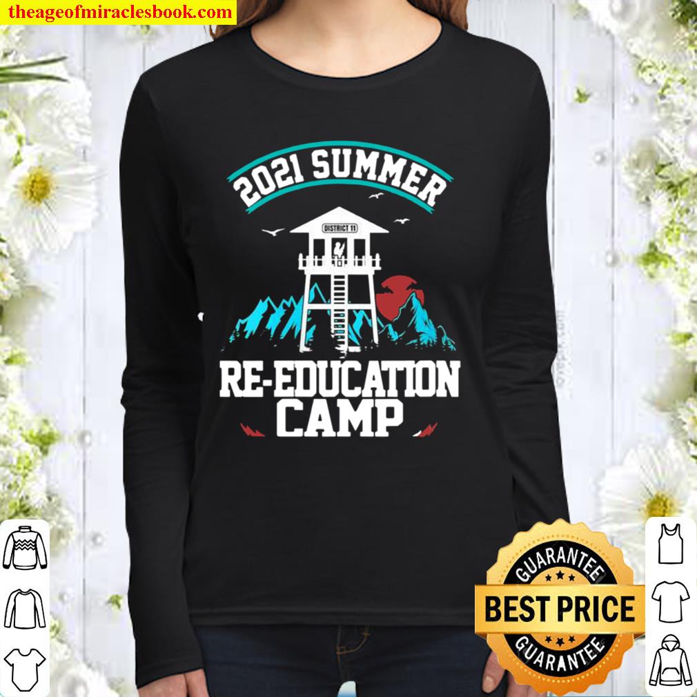 Womens 2021 Summer ReEducation Camp District Scurity Women Long Sleeved