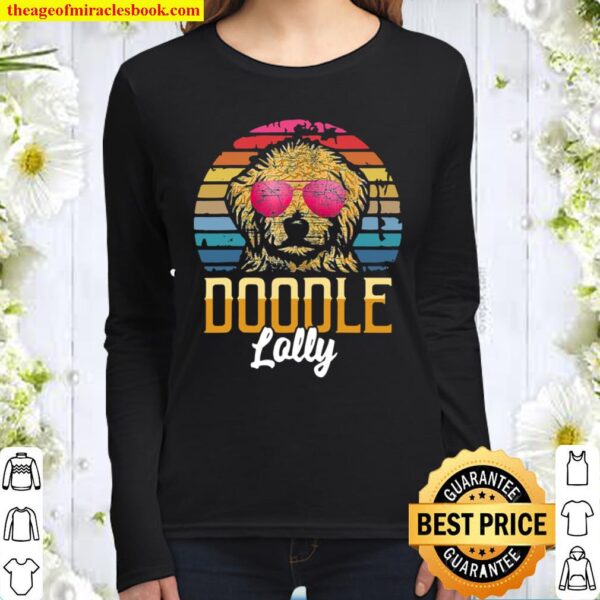 Womens Goldendoodle Lolly Goldendoodle Women Long Sleeved