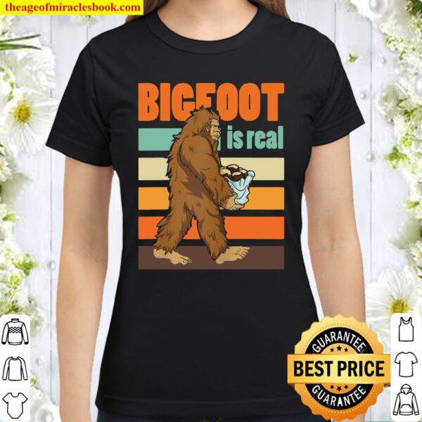 Womens Ohio sasquatch bigfoot Classic Women T-Shirt