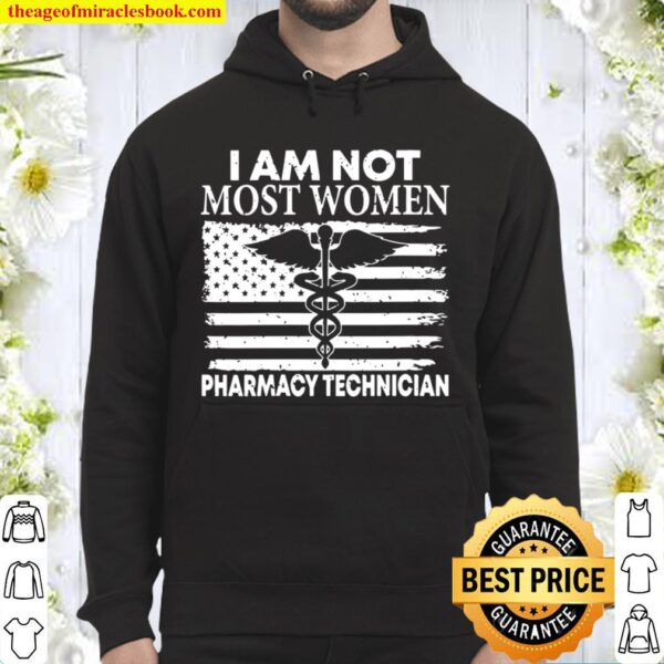 Womens Pharmacy Technician Most Certified Pharma Tech Hoodie