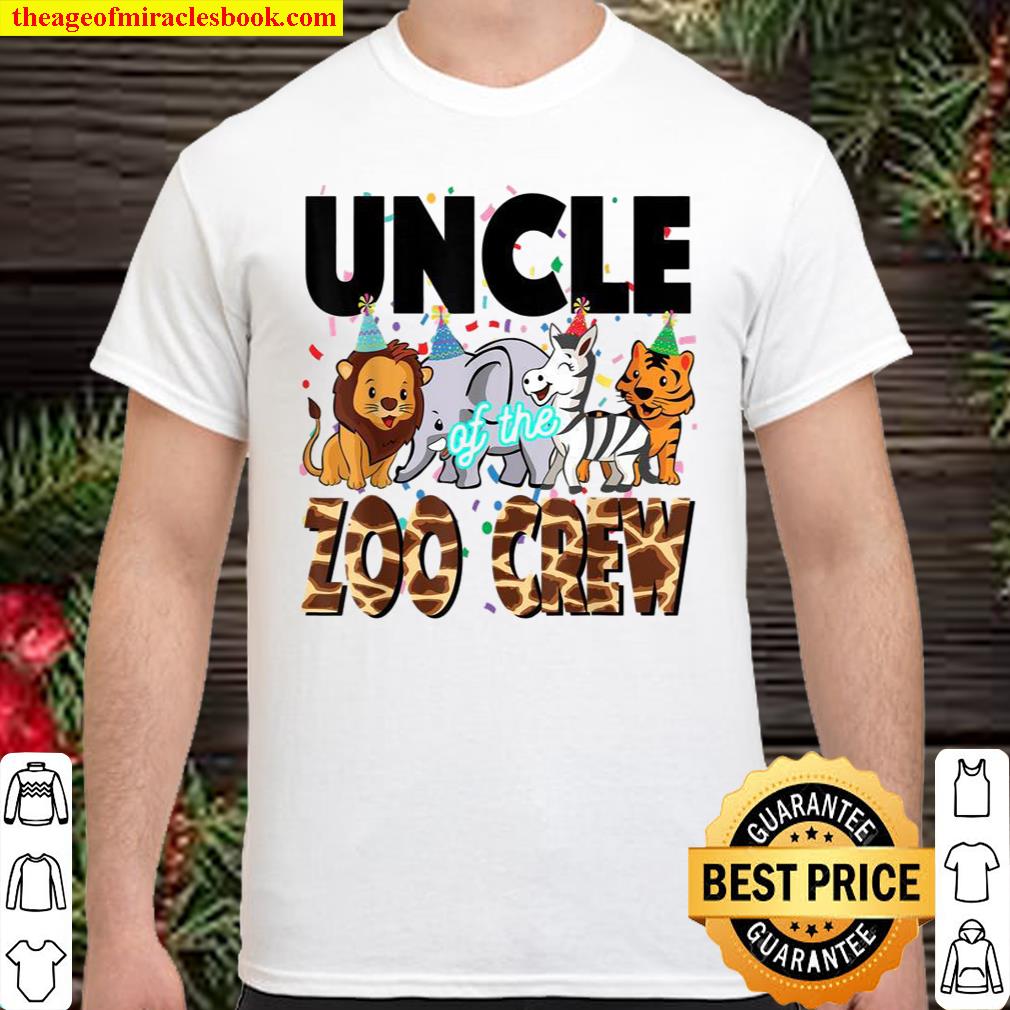 Zoo jungle birthday shirt family costume party theme UNCLE Shirt