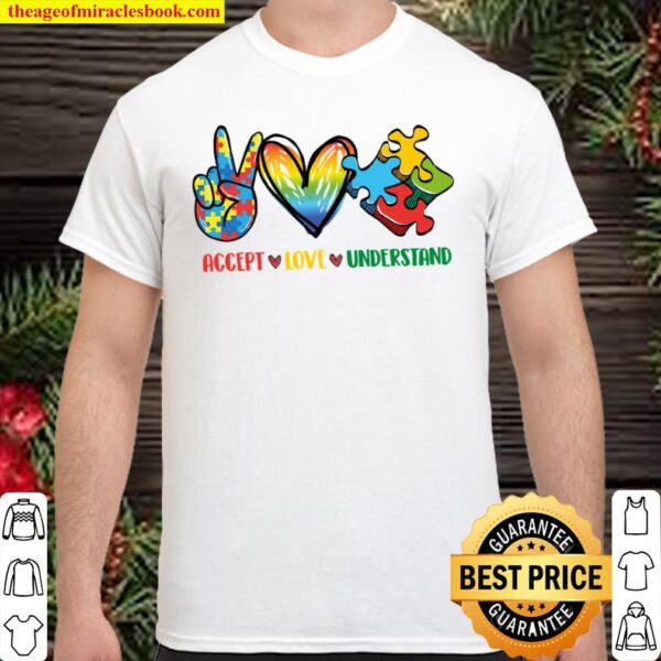 autism aware shirt, Autism Shirt, Accept Adapt Advocate Autism Awarene Shirt