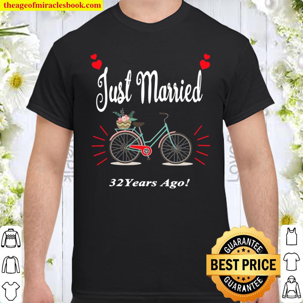 32Nd Wedding Anniversary 32 Years Gifts Her Him Couple Shirt