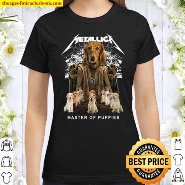 A Dog Metallica Master Of Puppies Classic Women T-Shirt