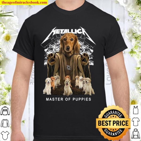 A Dog Metallica Master Of Puppies Shirt