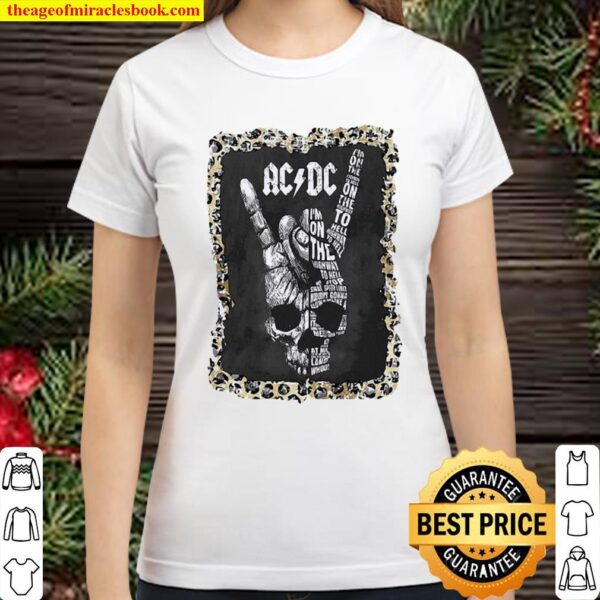 ACDC Sublimation skull Classic Women T-Shirt
