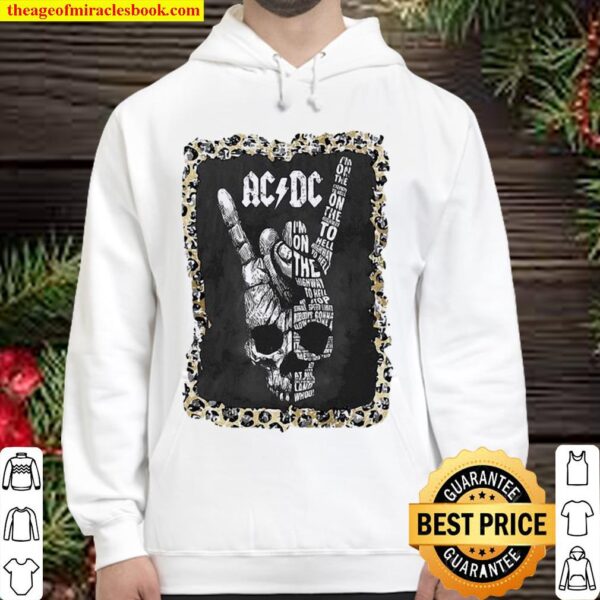 ACDC Sublimation skull Hoodie