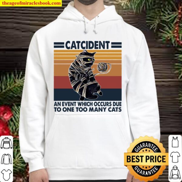 Accident An Event Which Occurs Due To One Too Many Cats Hoodie
