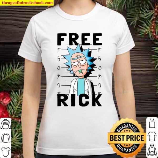 Awesome Tee Free Rick Rick and Morty Classic Women T-Shirt