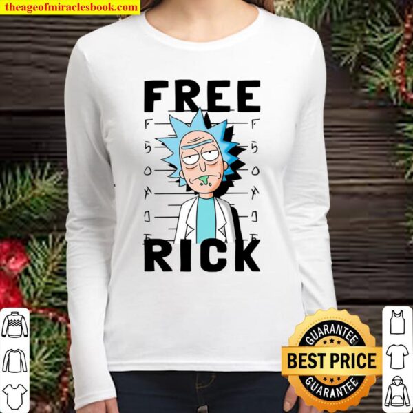 Awesome Tee Free Rick Rick and Morty Women Long Sleeved