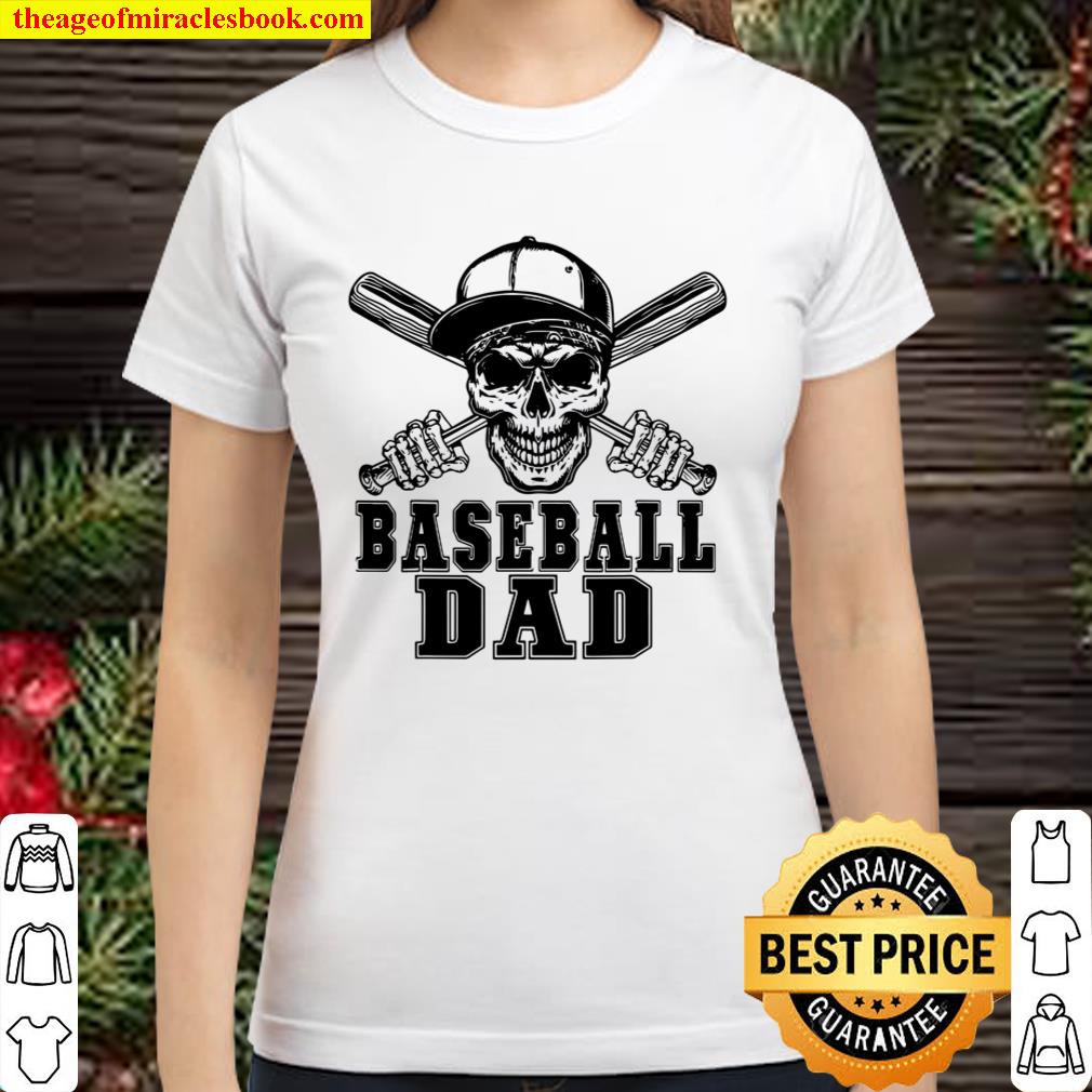 Baseball Clothes For Dad Coach For Father’s Day Baseball Fan Classic Women T-Shirt