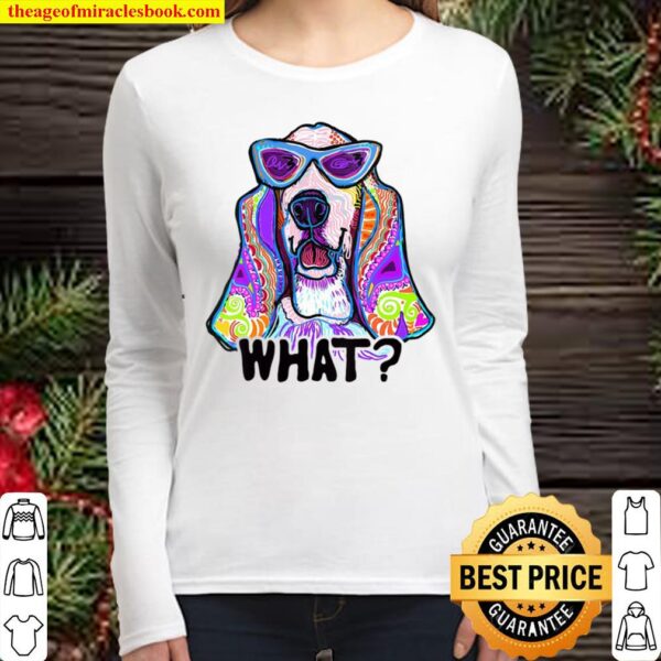 Basset Hound Design For Women With Basset Hounds, Gift, Dog Women Long Sleeved