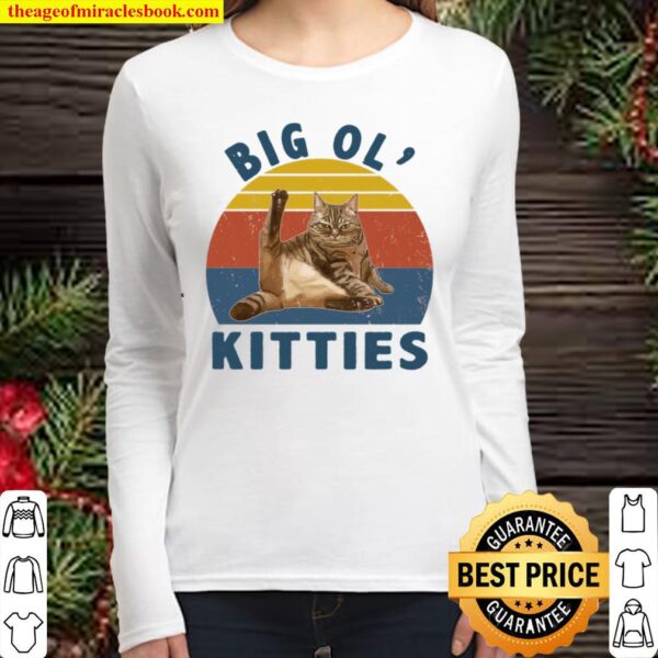 Big Ol Kitties Women Long Sleeved
