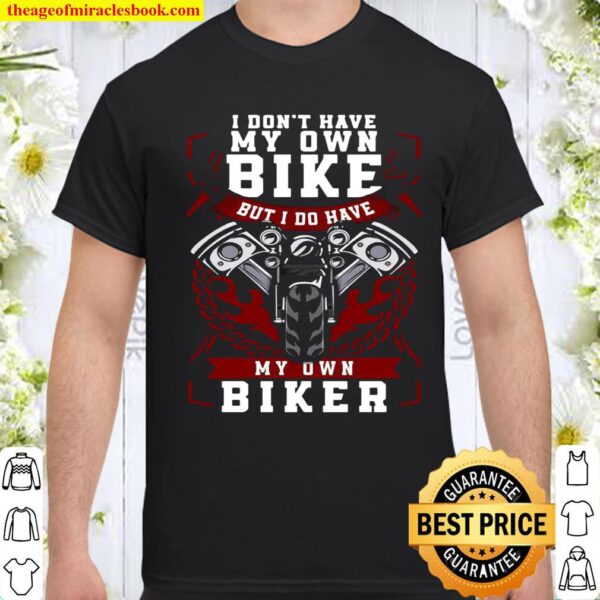 Biker Girlfriend Dating a Motorcycle Shirt