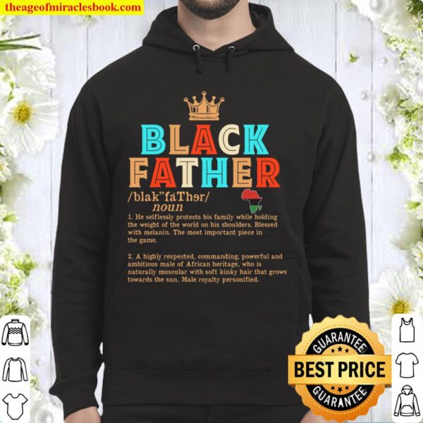 Black Father 1 He Selflessly Protects His Family While Holding The Wei Hoodie