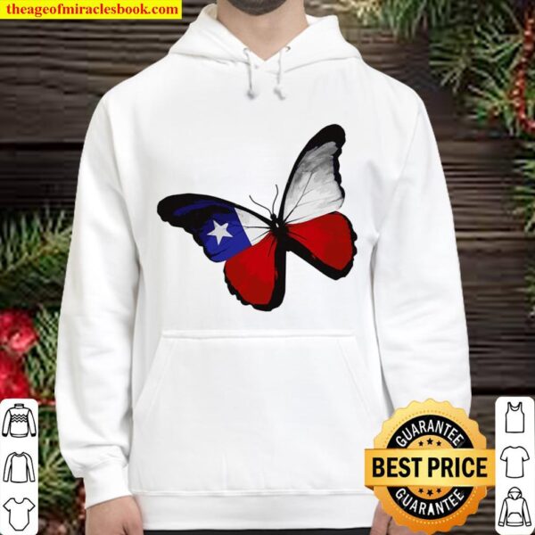 Butterfly American Flag Hoodie