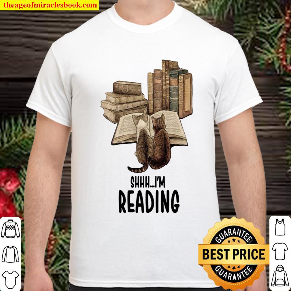 Cat shhh I’m reading book Shirt