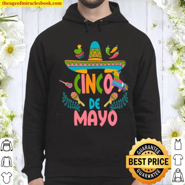 Cinco De Mayo Fiesta Design Camisa 5 De Mayo Viva Mexico Hoodie