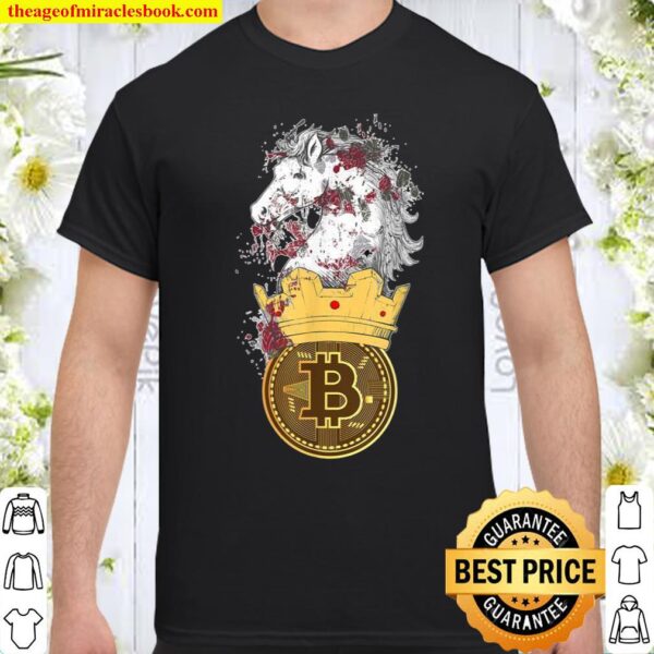 Cool Bitcoin Cryptocurrency Checkmate chess Shirt
