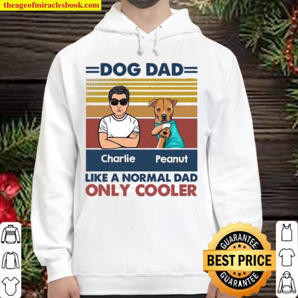 Cooler Dog Dad Retro Personalized Shirt Fathers Day Gift Dad Gift Best Hoodie