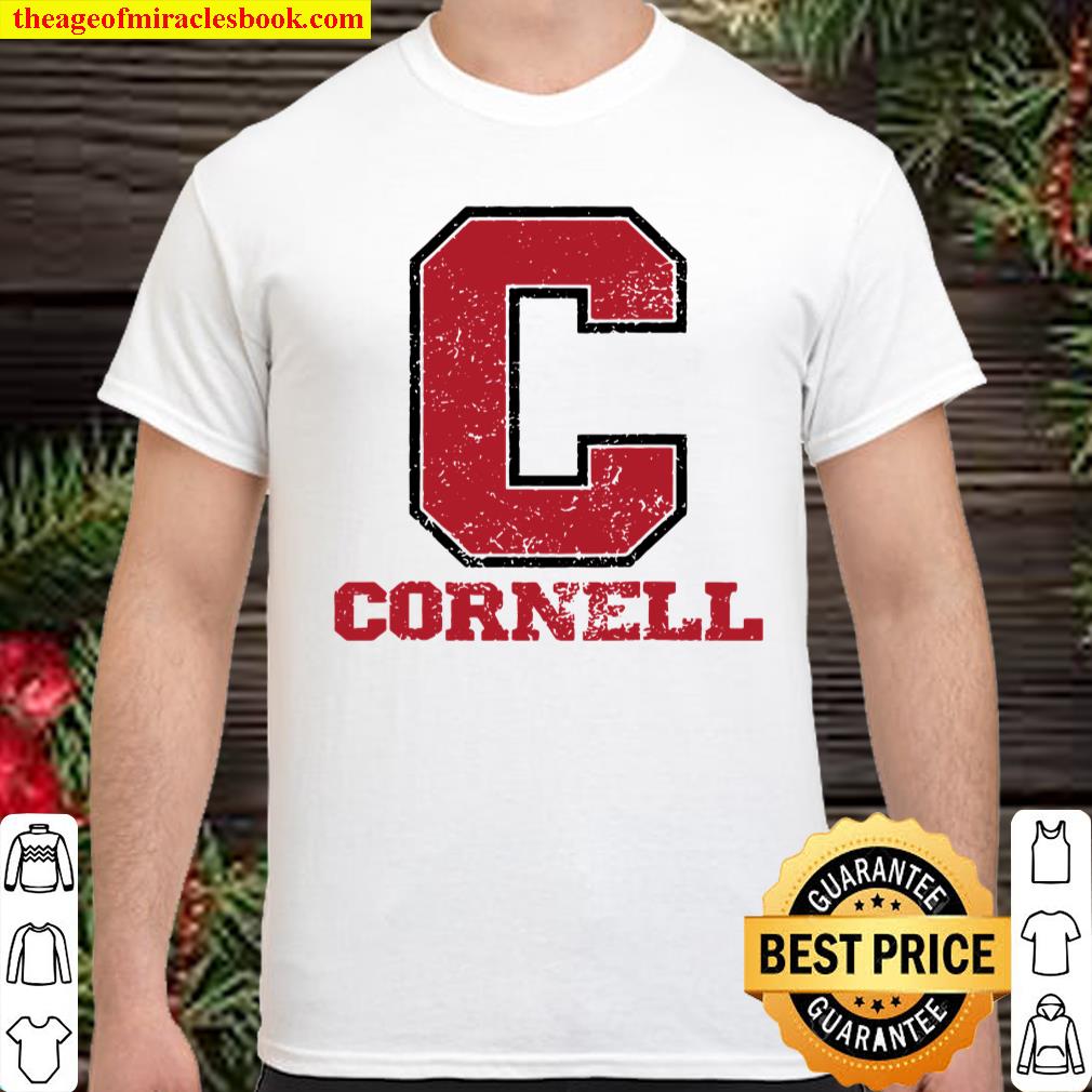 Cornell Big Red Apparel Vintage Distressed C Icon shirt, hoodie, tank top, sweater