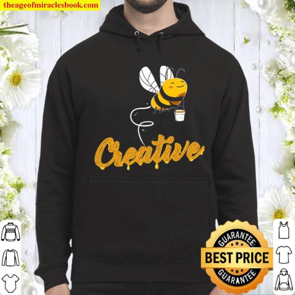 Creative Bee Smiling Honey Bee Lover Hoodie