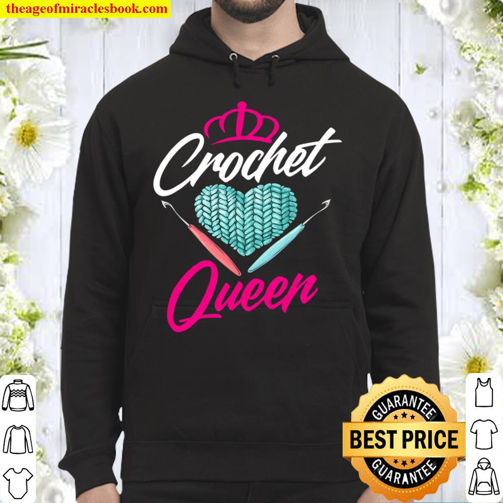 Crochet Queen – Cute Crocheting Gift For Crocheter Hoodie