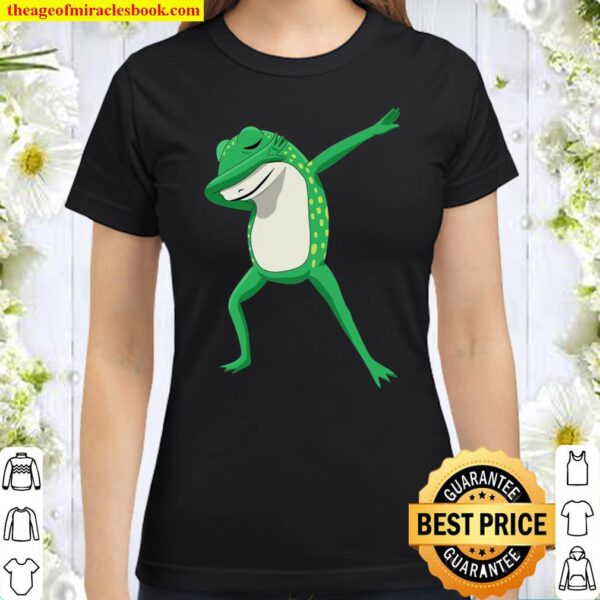 Dabbing Frog Toad Gift Frog Classic Women T-Shirt