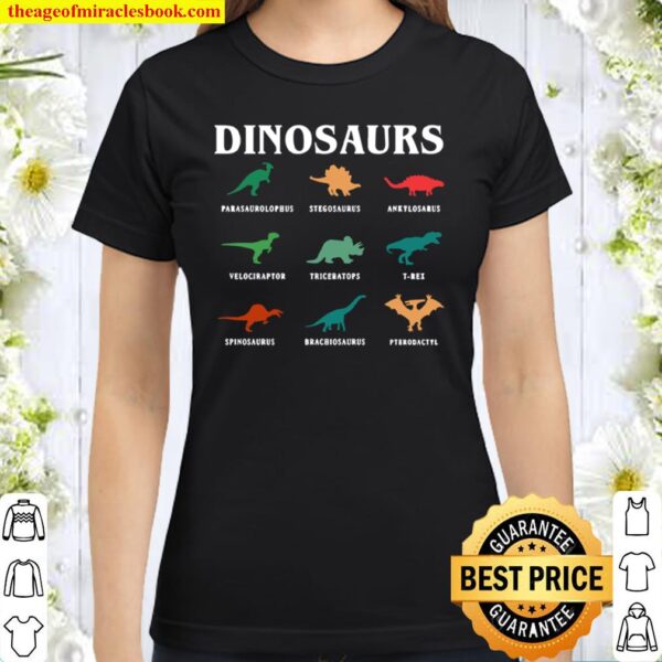 Dinosaurs T-Shirt, Brachiosaurus Shirt, Jurassic Classic Women T-Shirt