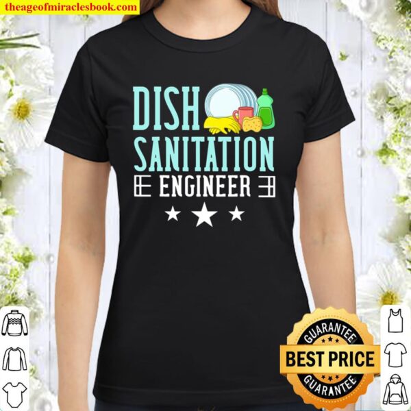 Dishwasher Dishwashing Gift Job Dish Washing Classic Women T-Shirt