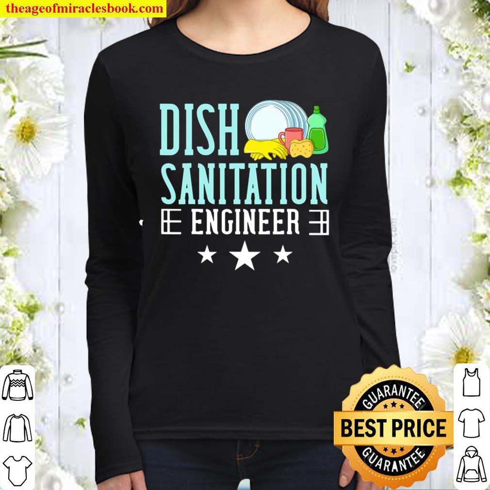 Dishwasher Dishwashing Gift Job Dish Washing Women Long Sleeved