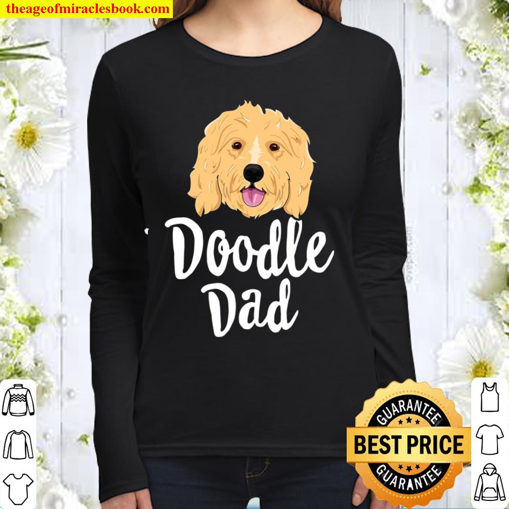 Doodle Dad Men Goldendoodle Dog Puppy Father Women Long Sleeved