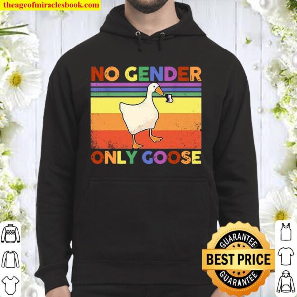 Duck No Gender Only Goose Shirt Genderqueer And Nonbinary Pride Hoodie