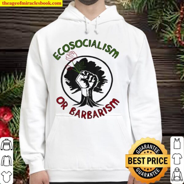 Ecosocialism Or Barbarism Socialism, Climate Change Hoodie