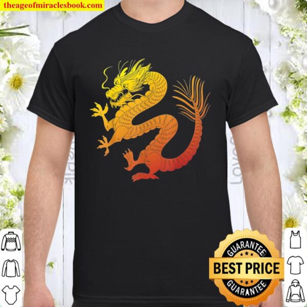 Fantasy Asian Dragon Japanese Traditional Artwork Shirt