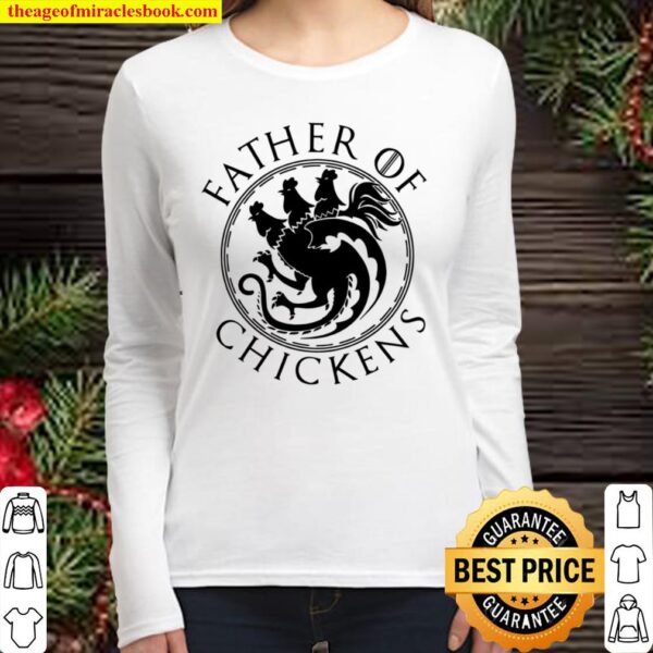 Father Of Chickens Women Long Sleeved