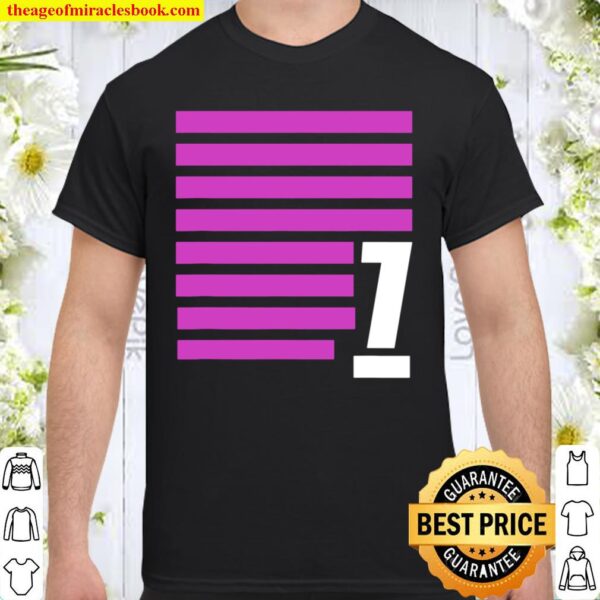 Favorite Number 7 Abstract Lines Biblical 7 Shirt