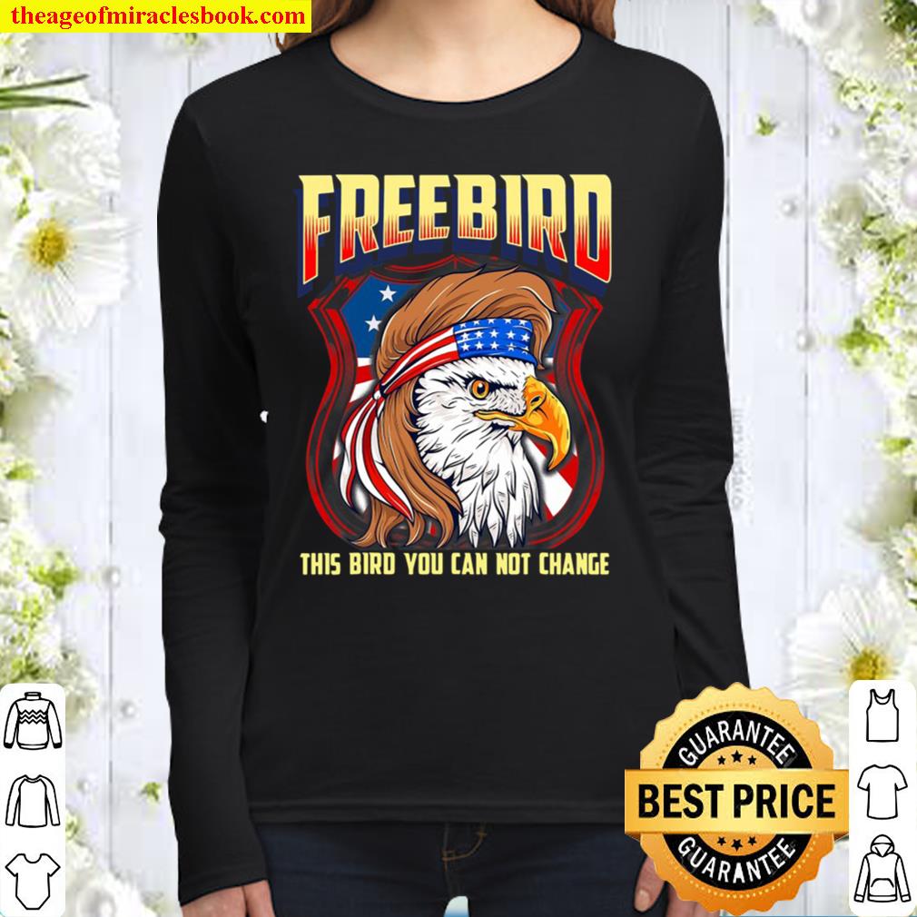 Free Bird (Usa Eagle) Women Long Sleeved
