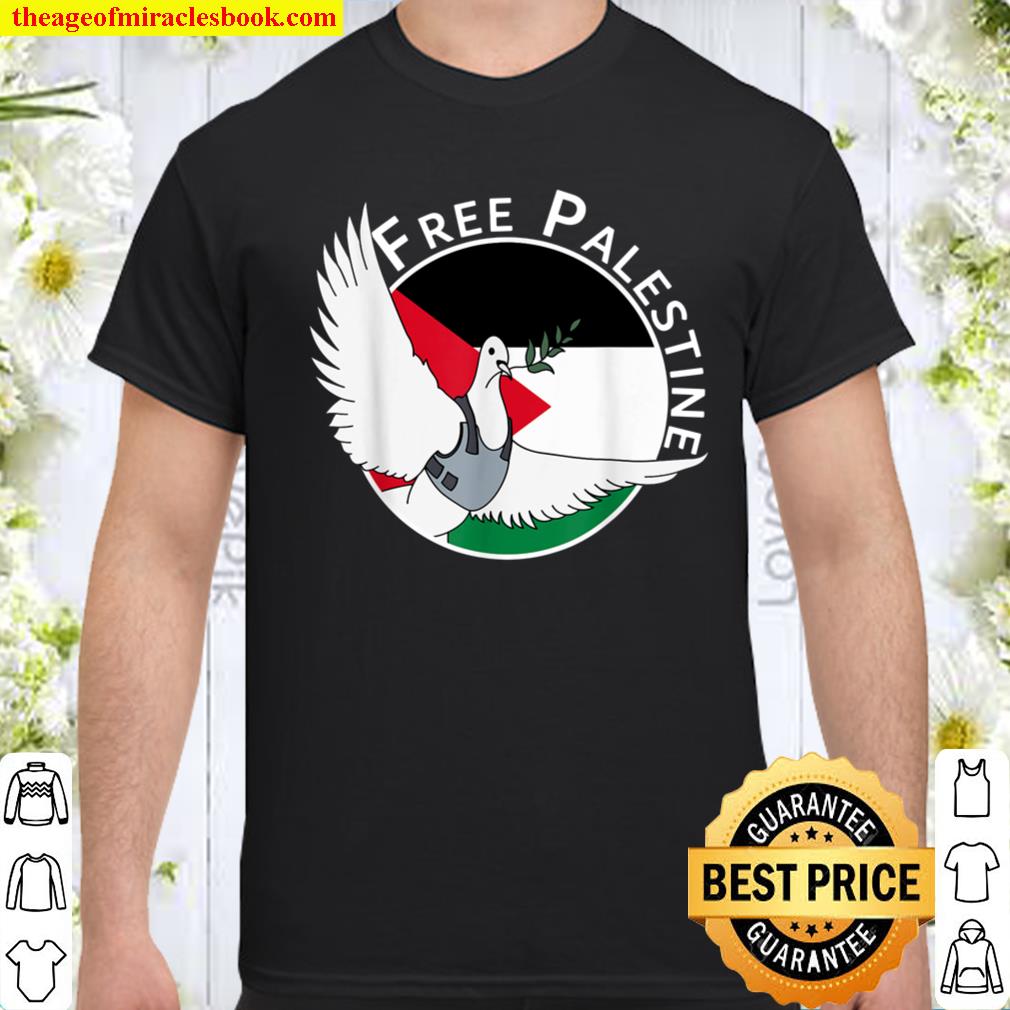 Free Palestine Pigeon in Body Armor shirt, hoodie, tank top, sweater